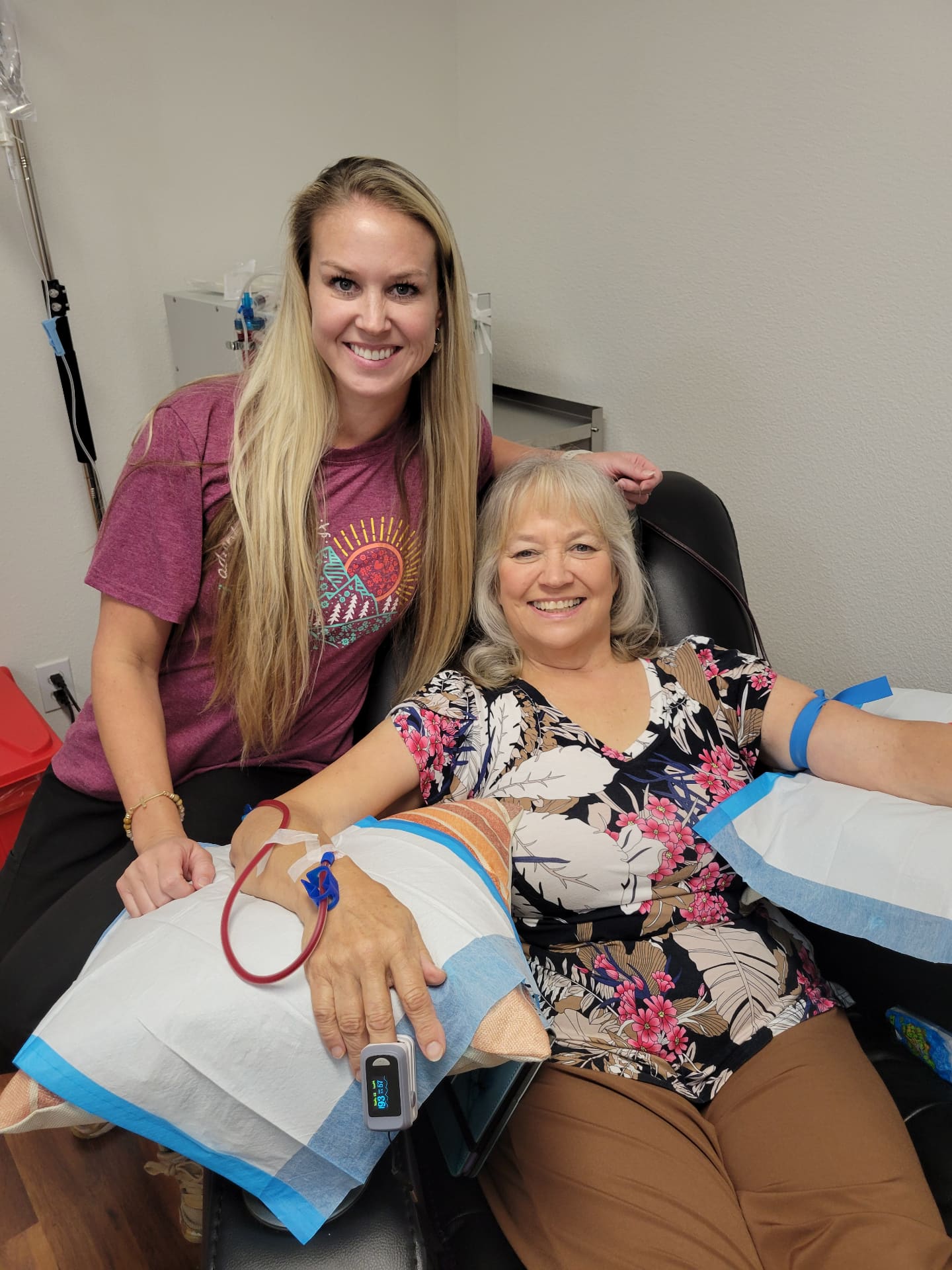 IV therapy session at Journey Health Institute